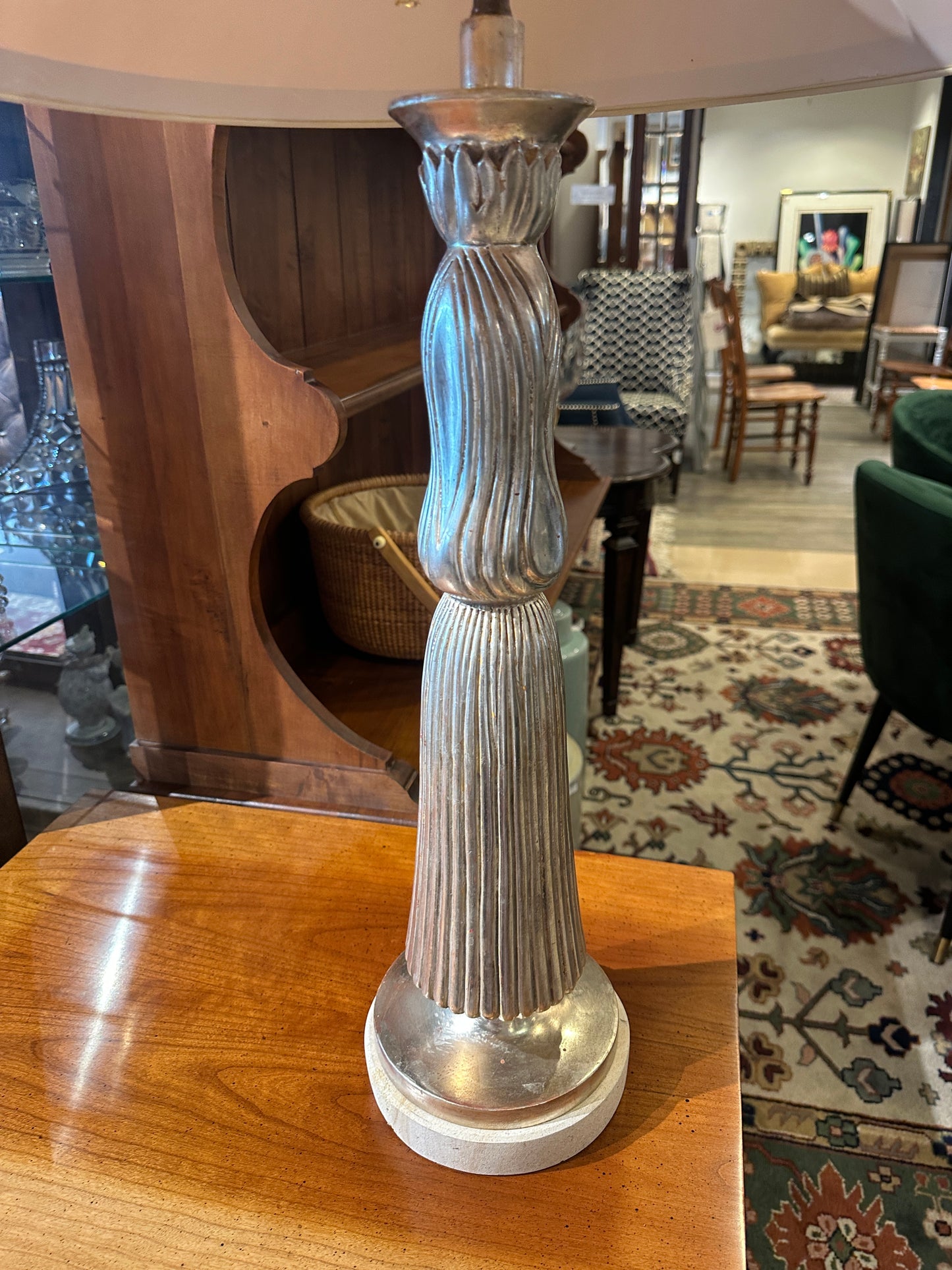 Hollywood Regency Style Tassel Lamp (0KP012)