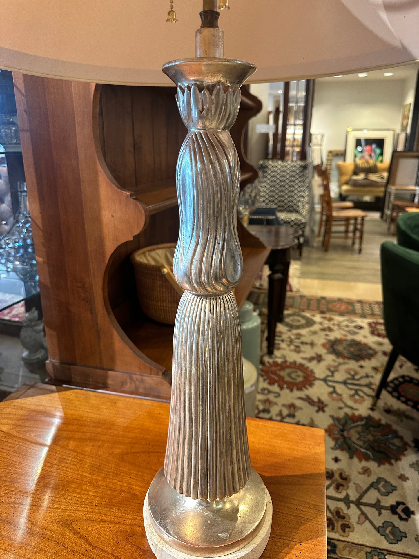 Hollywood Regency Style Tassel Lamp (0KP012)