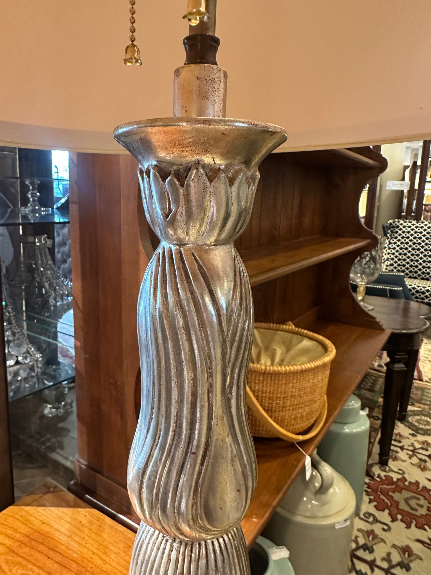 Hollywood Regency Style Tassel Lamp (0KP012)