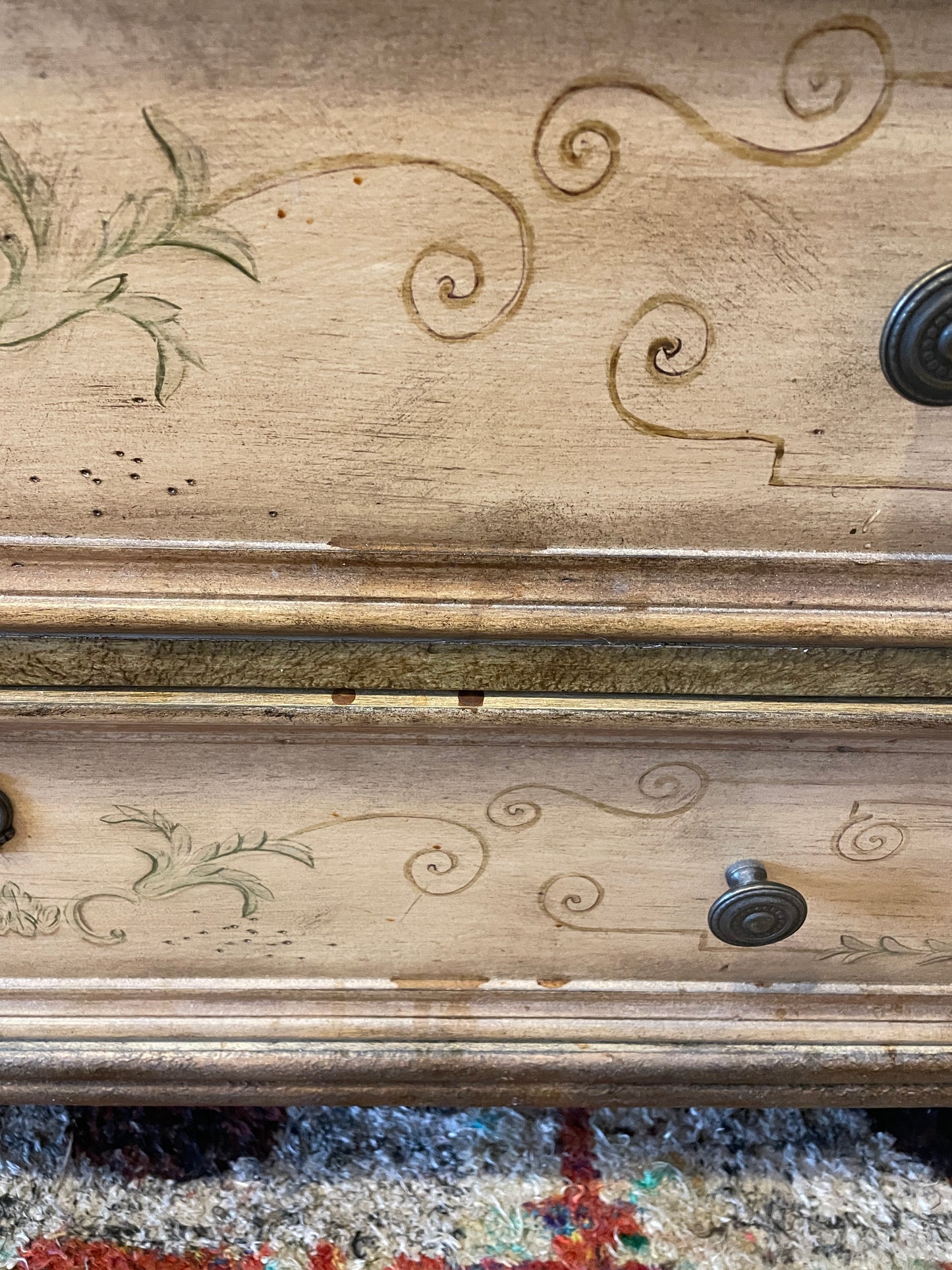 Faux Finished Chest of Drawers/Console Cabinet, AS IS (0HO00W)