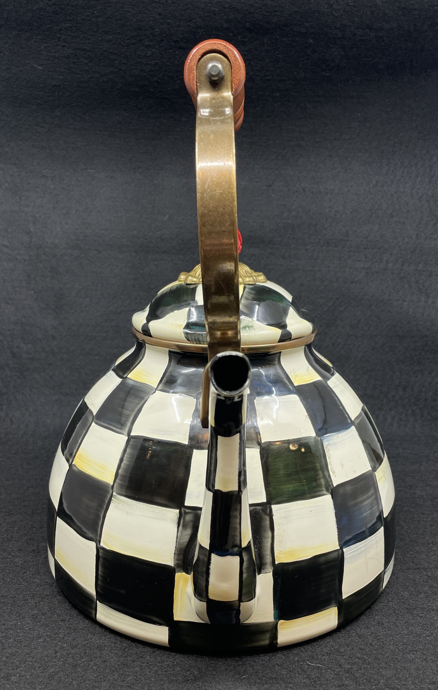 Mackenzie-Childs Courtly Check 3qt Teapot (0OO002)