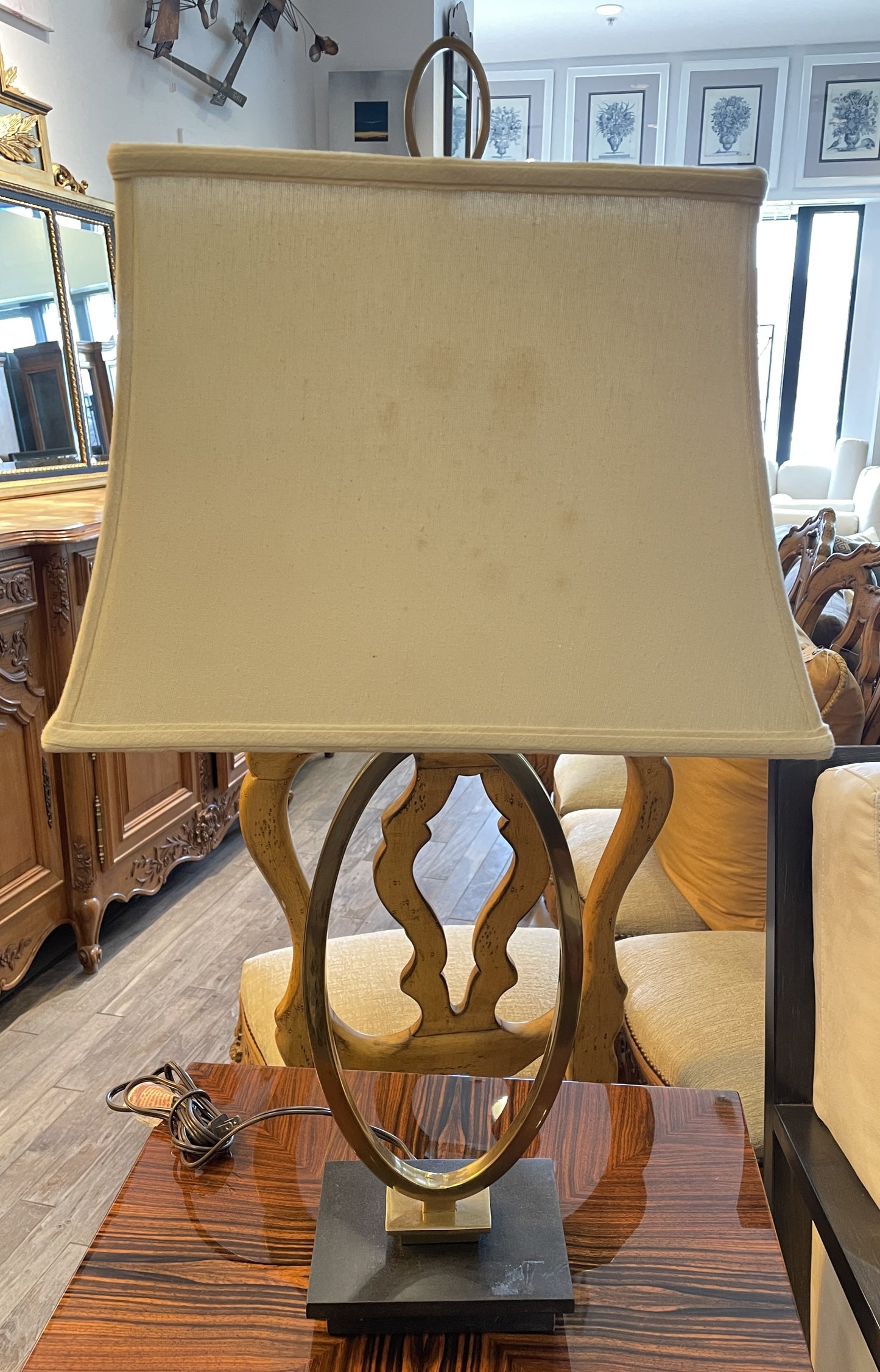 Uttermost Coffee Bronze Orpaz Lamp AS IS (0L701K)