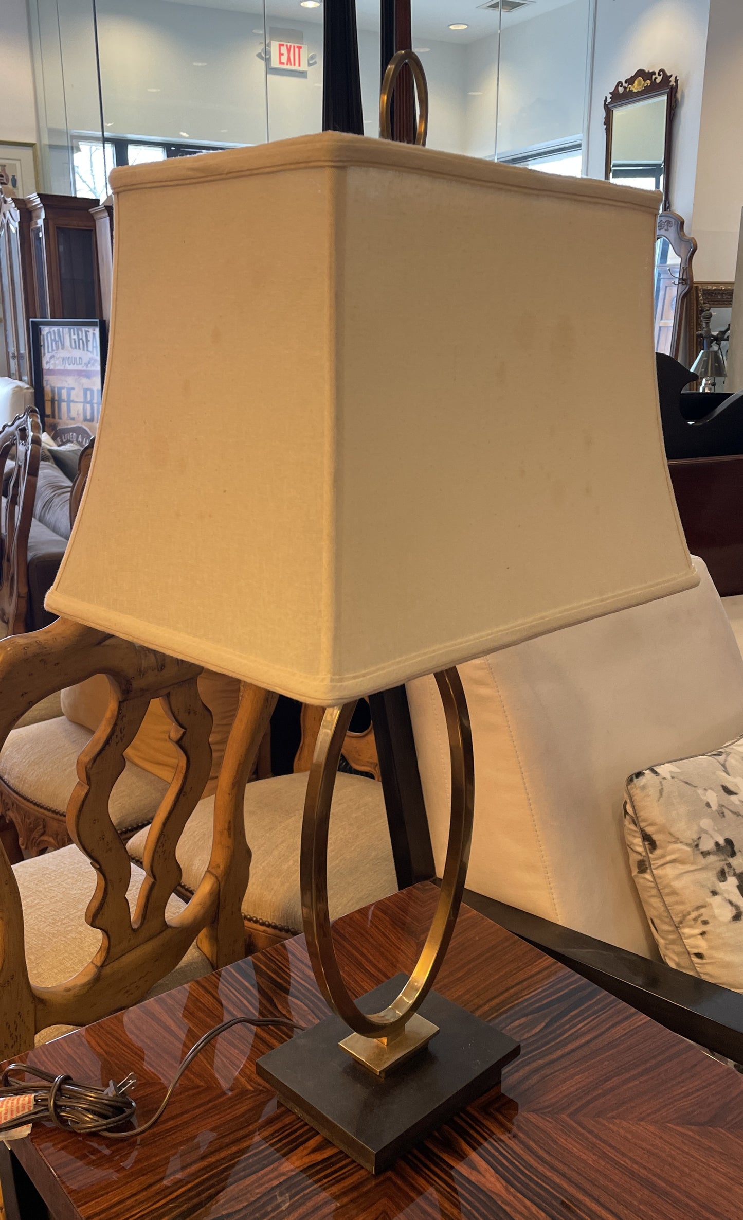 Uttermost Coffee Bronze Orpaz Lamp AS IS (0L701K)