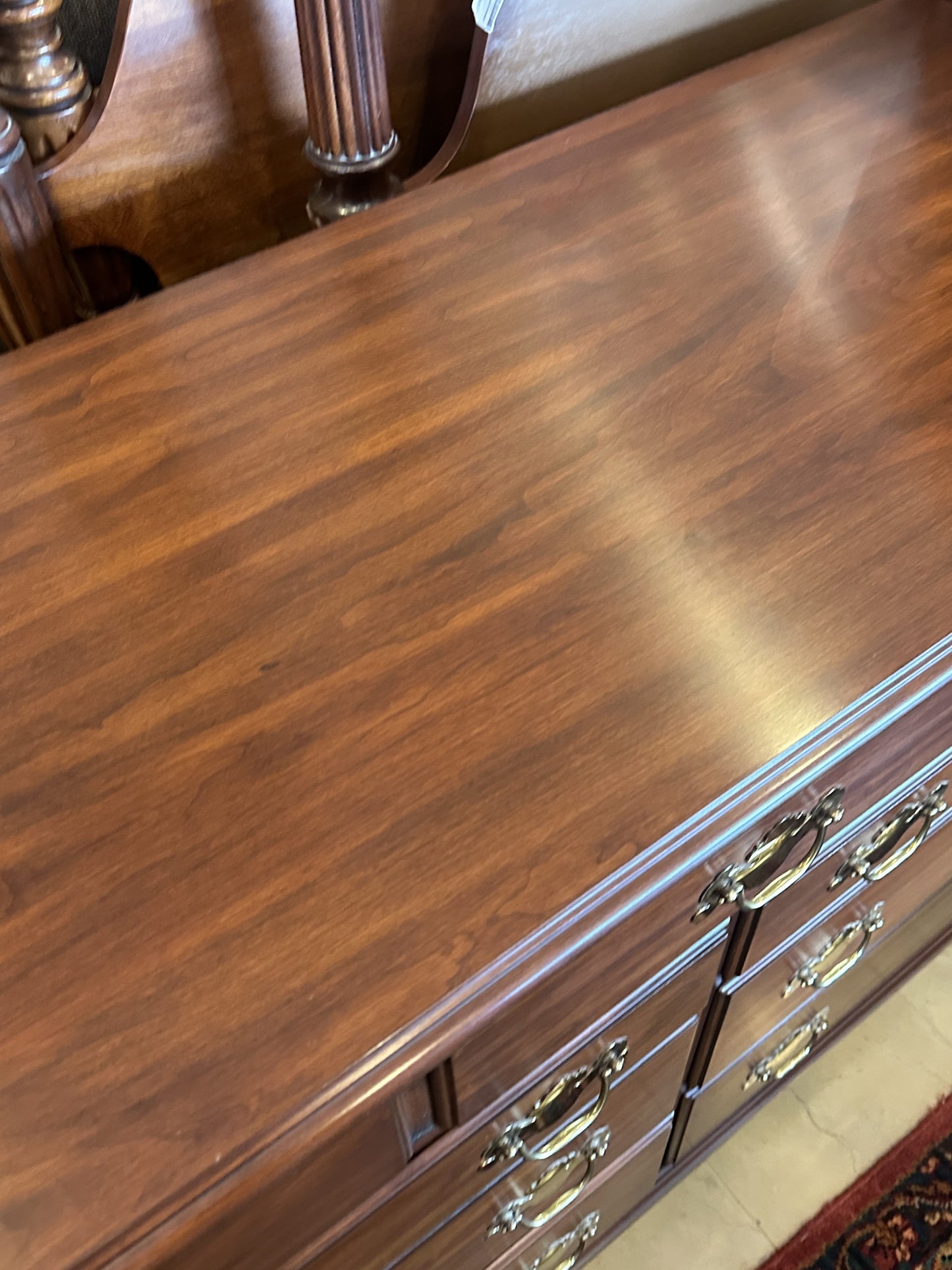 Henkel Harris Black Cherry Chest of Drawers, 9 Drawer (0C400D)