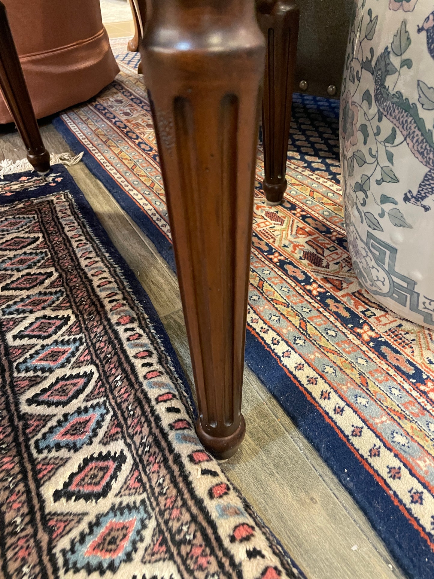 Hancock and Moore Louis XVI Style Upholstered Arm Chair