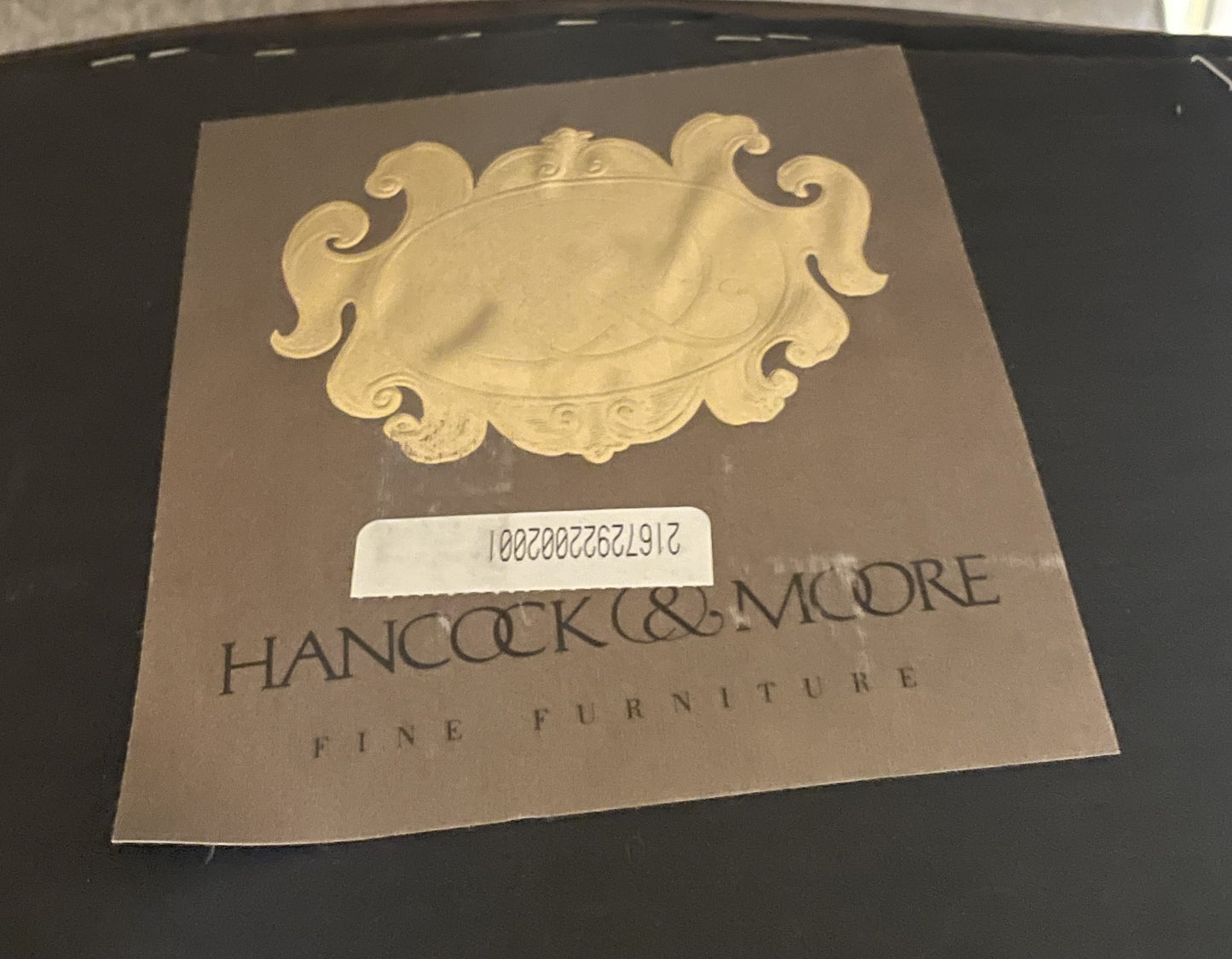 Hancock and Moore Louis XVI Style Upholstered Arm Chair
