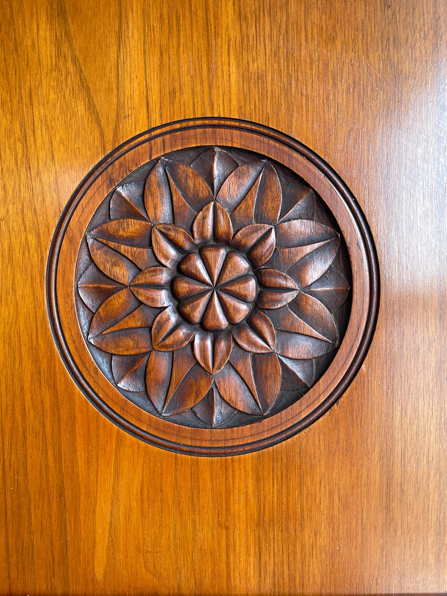 Antique Compactum Wardrobe with Center Mirror, AS IS (0LC003)