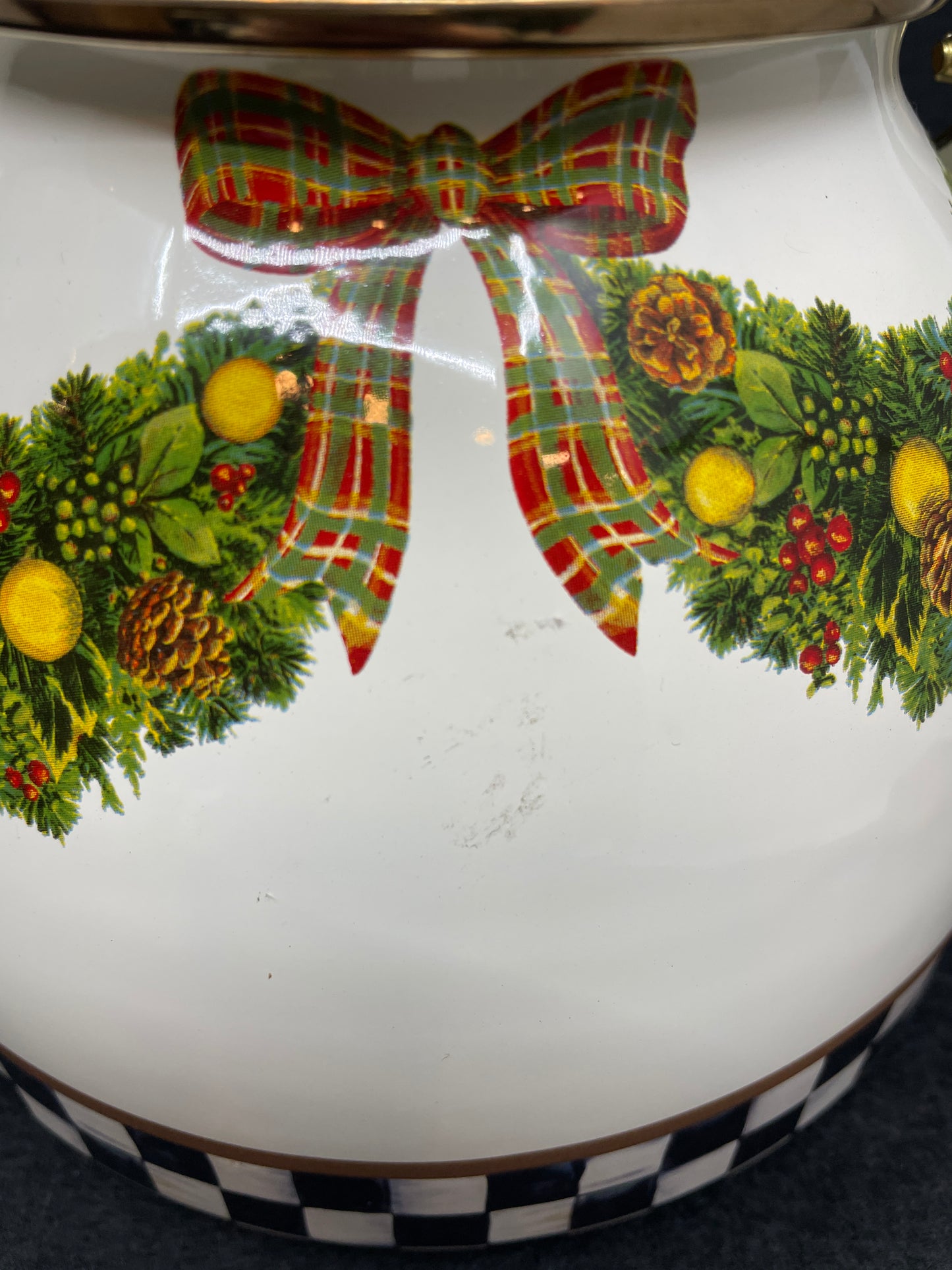 Mackenzie-Childs Evergreen 2qt Teapot (0OO00B)