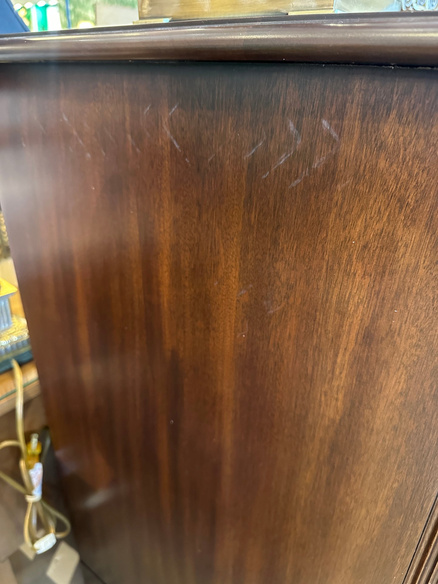 Henkel Harris Block Front Mahogany 5 Drawer Chest (0C401P)