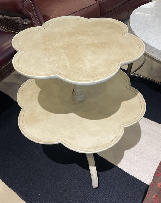 Painted Two Tier End Table, AS IS