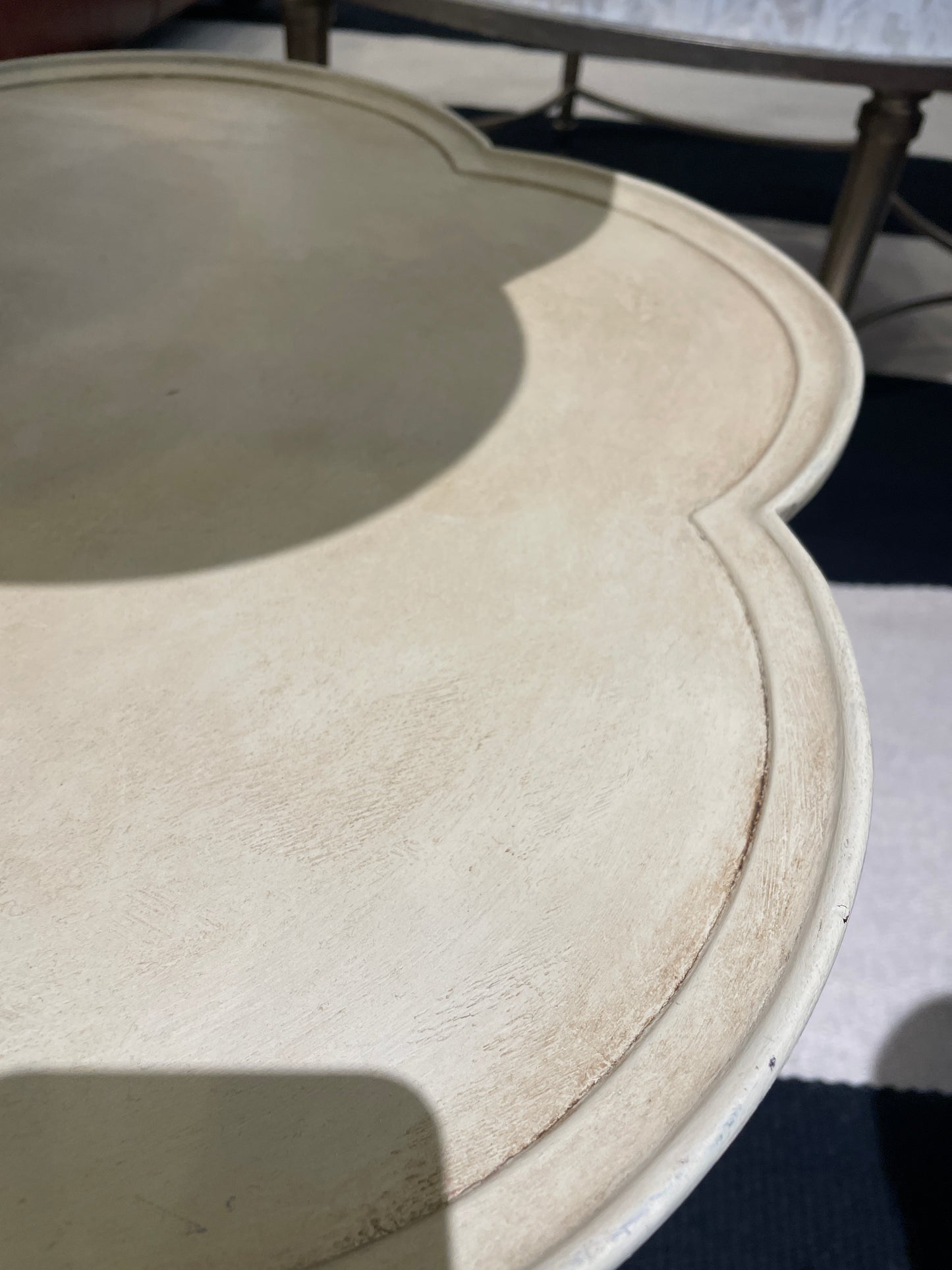 Painted Two Tier End Table, AS IS