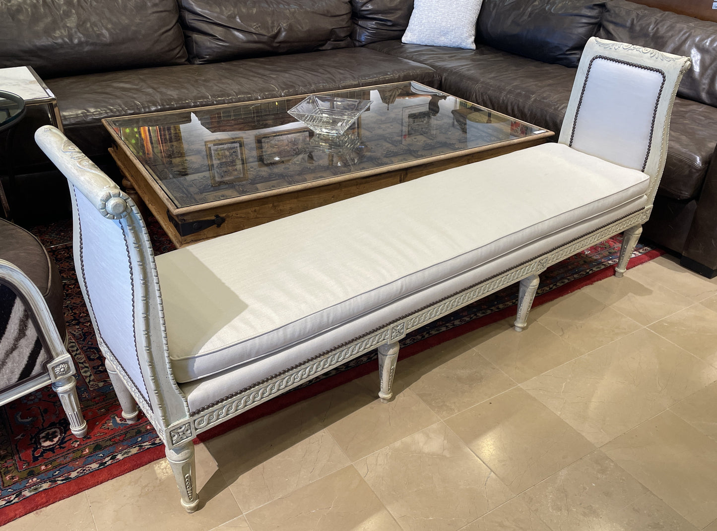 Louis XV Bench with Sabre Arms (0HP008)