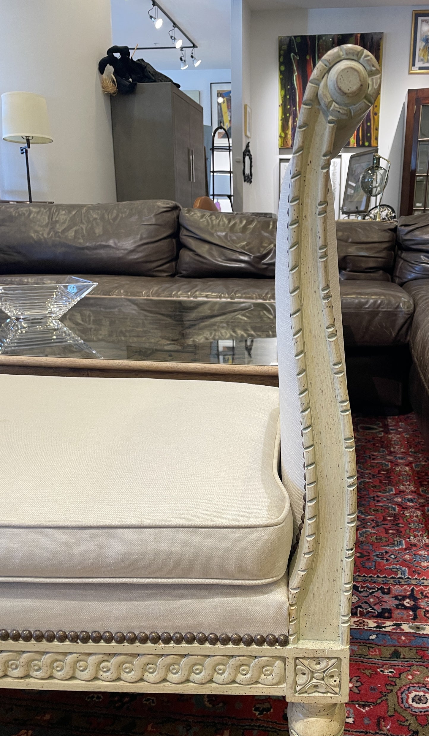 Louis XV Bench with Sabre Arms (0HP008)