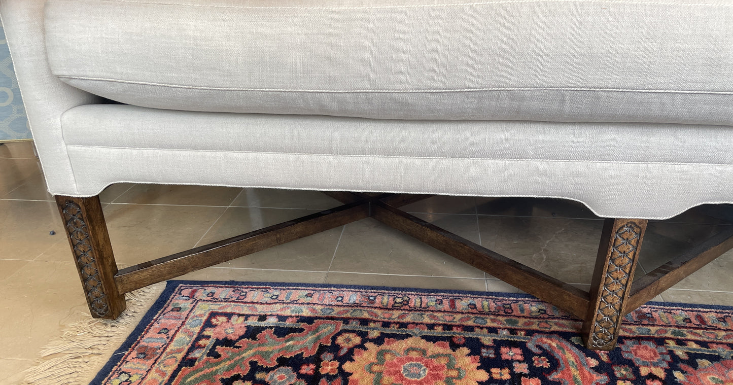 Dennis and Leen "Gainsborough" Sofa w Holly Hunt Linen