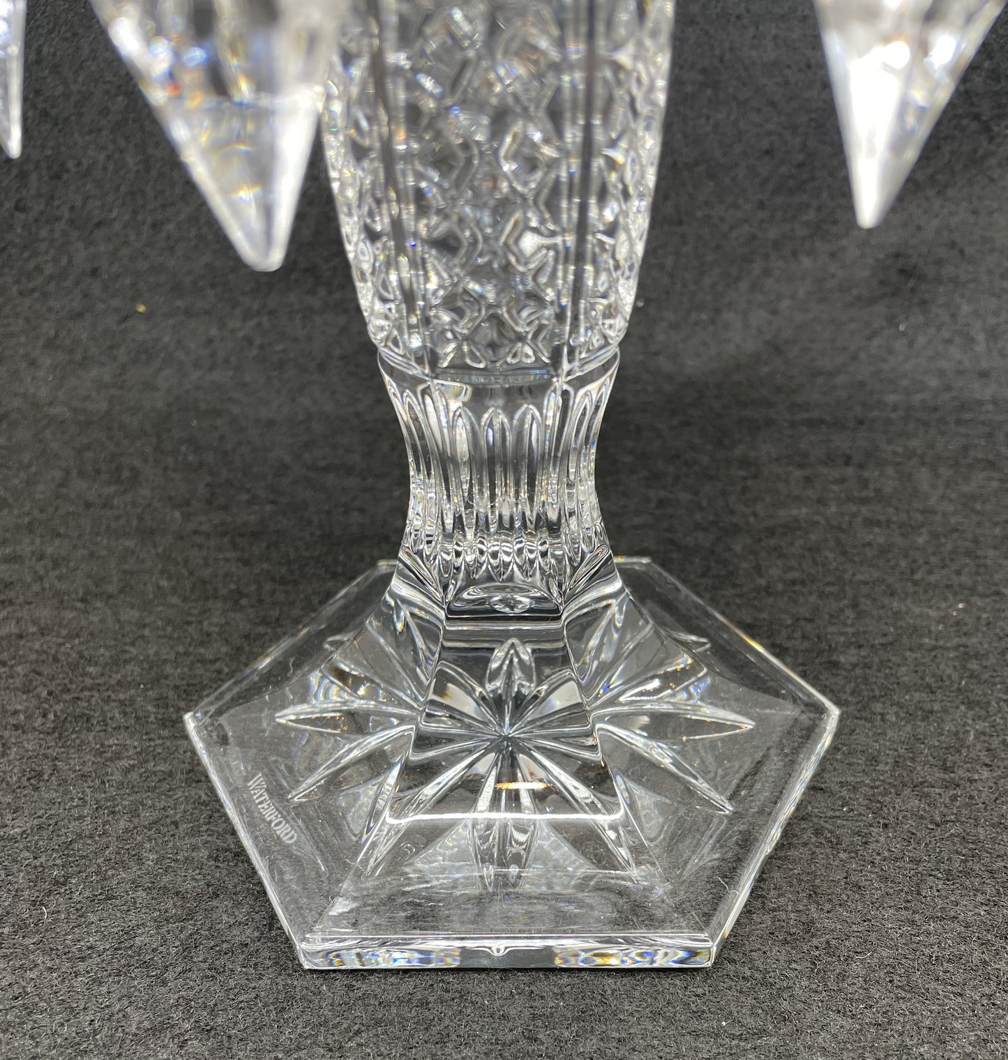 Waterford Tara Candelabras, a pair (0OO00O)