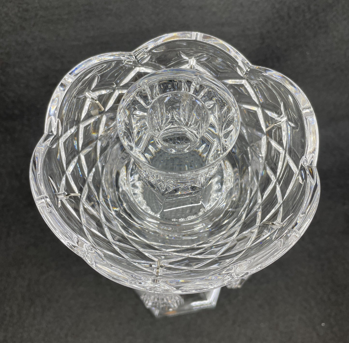 Waterford Tara Candelabras, a pair (0OO00O)