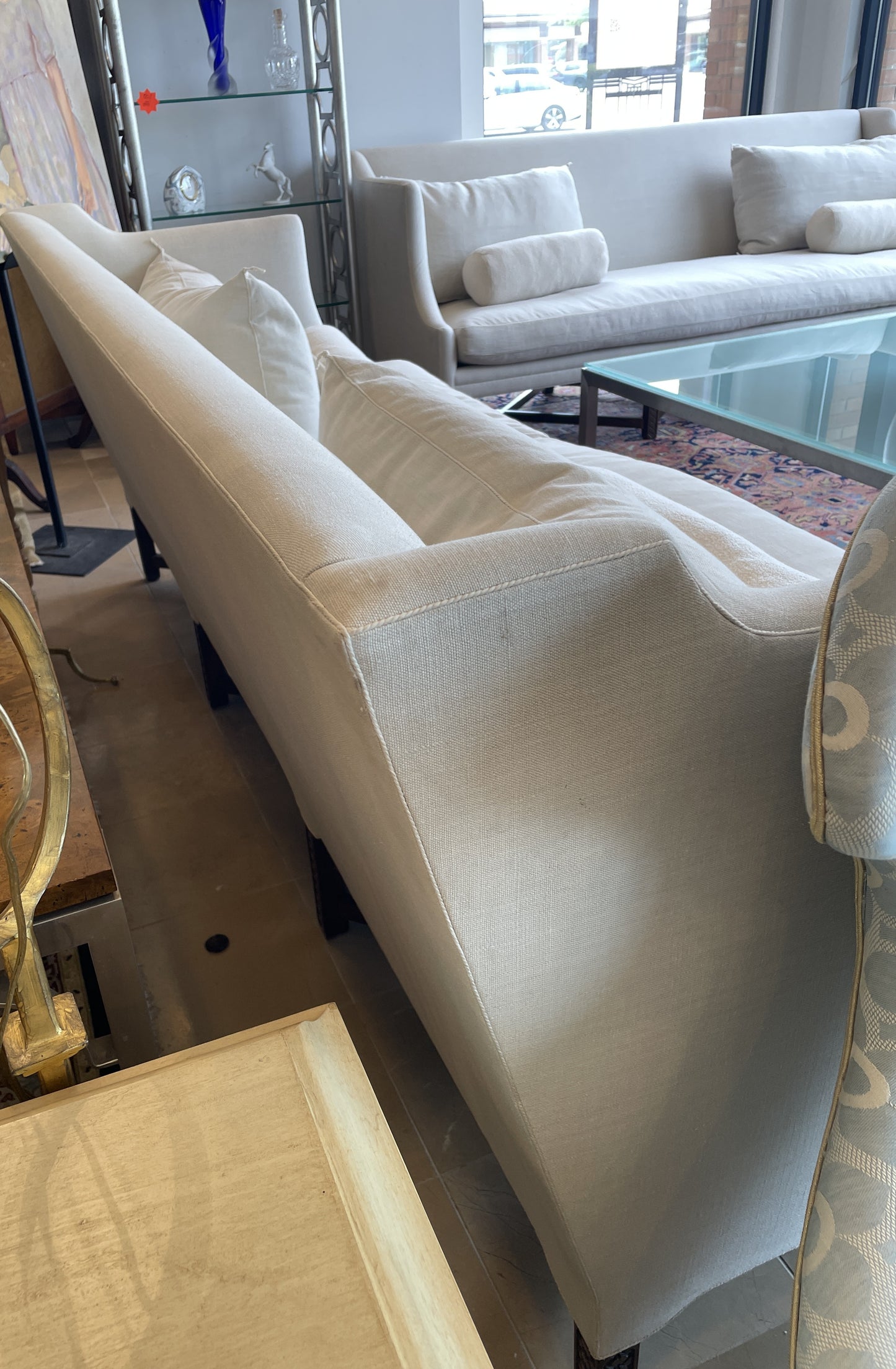 Dennis and Leen "Gainsborough" Sofa w Holly Hunt Linen
