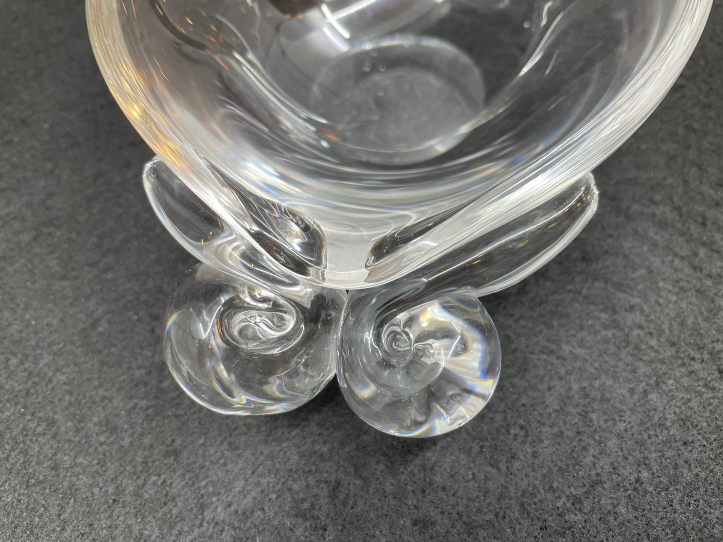 Steuben Double Snail Bowl (0OQ006)