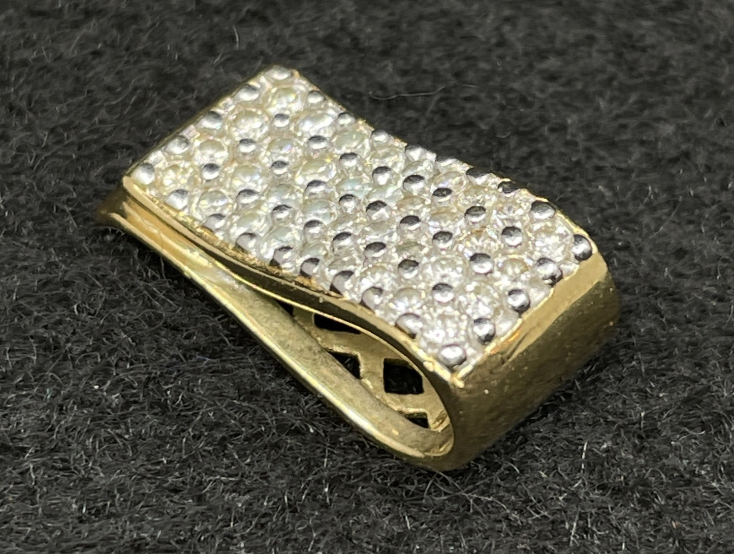 14K Gold and Diamond Slide Charm (01401V)
