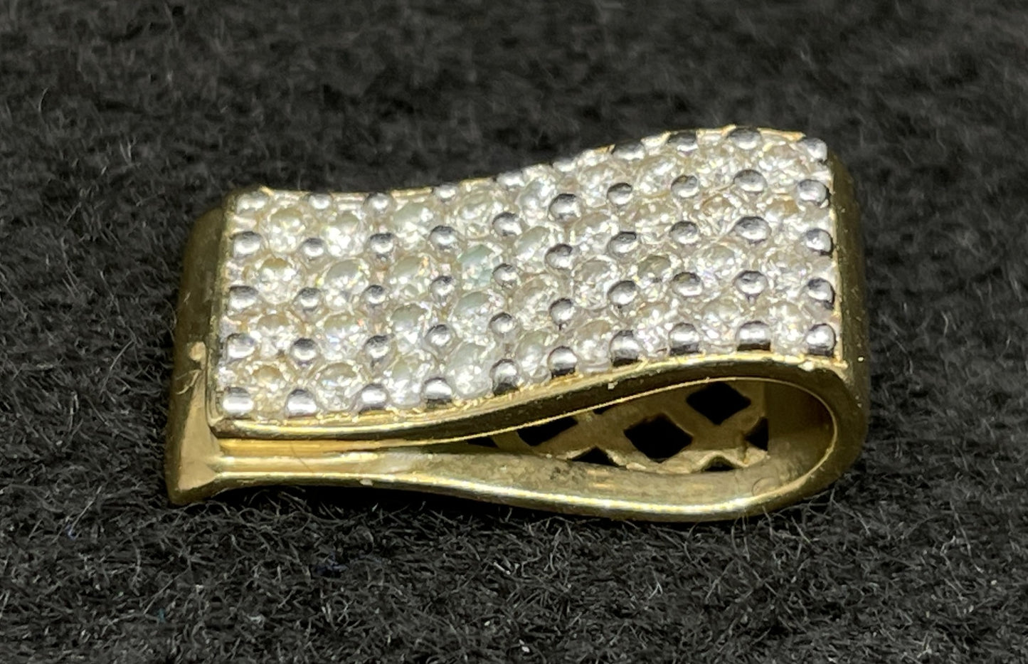 14K Gold and Diamond Slide Charm (01401V)