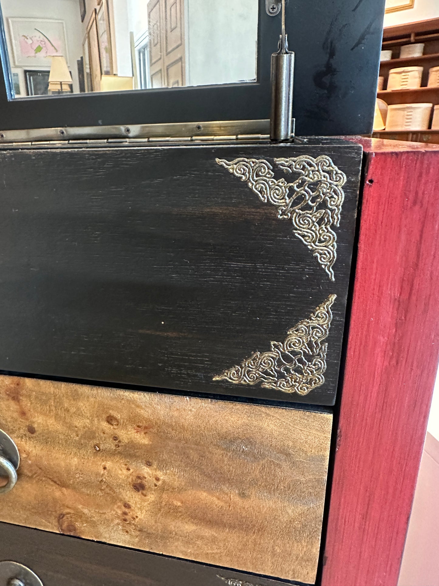 Pier 1 Asian Jewelry Cabinet AS IS (01401L)
