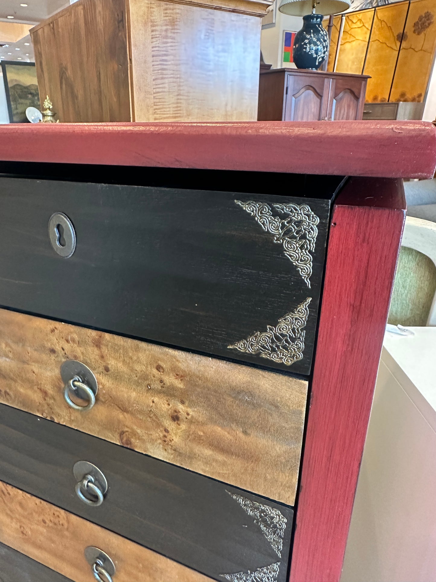 Pier 1 Asian Jewelry Cabinet AS IS (01401L)