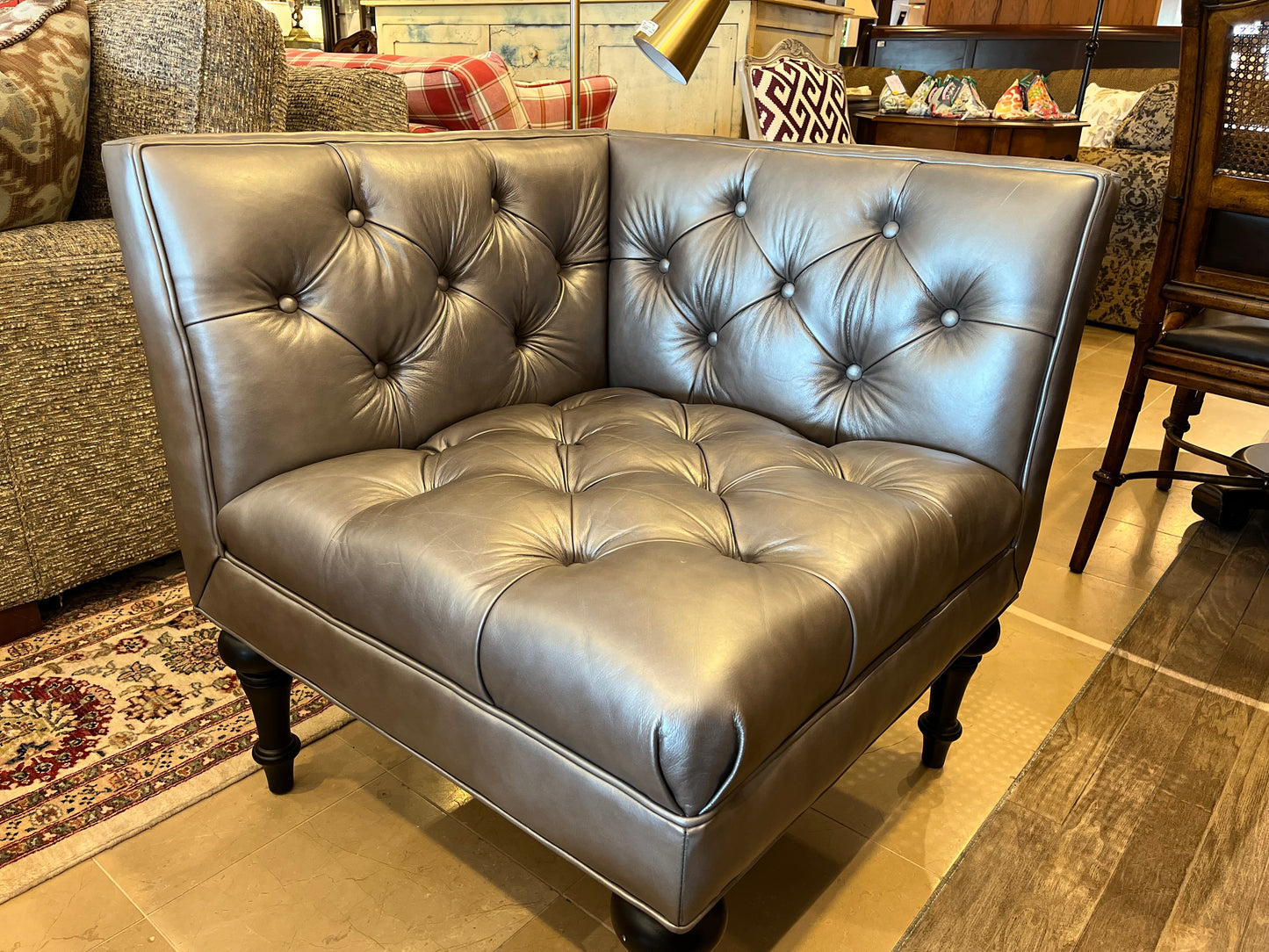 Leather Corner Chair