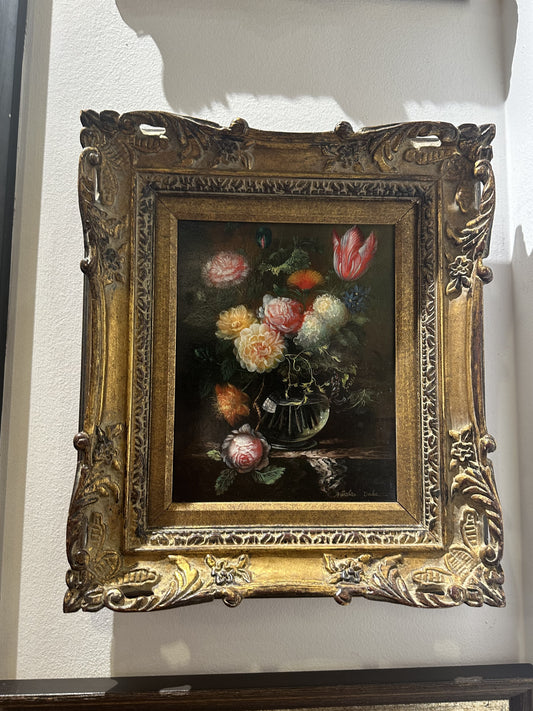 Duke Framed Floral on Canvas (27718)