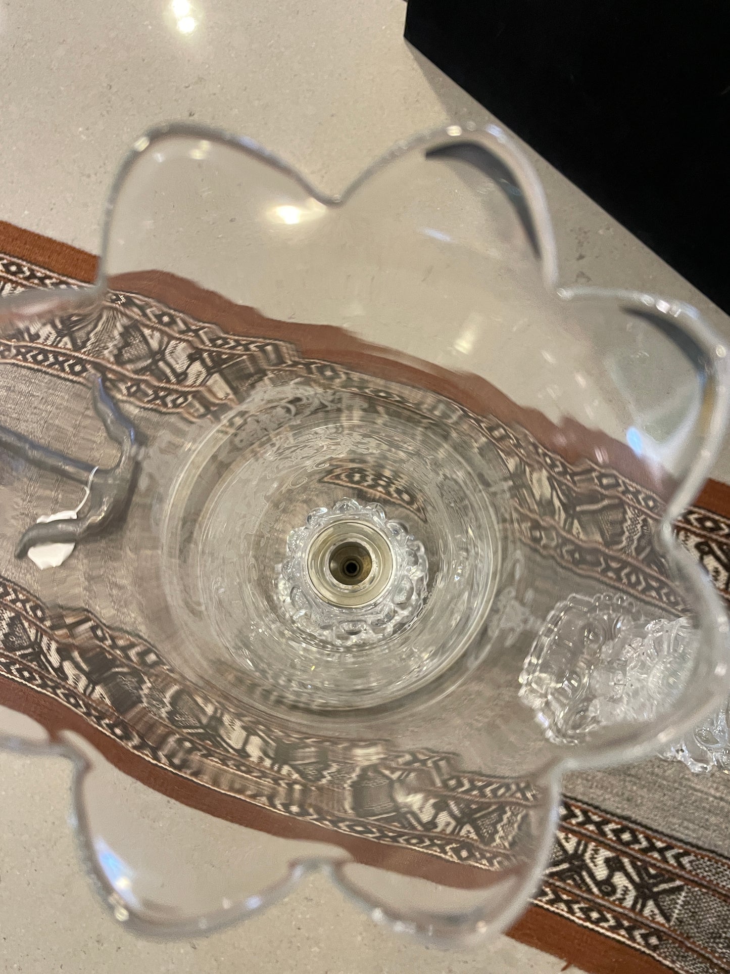 Baccarat Medallion Hurricane Candelabras, a pair (0P3001)