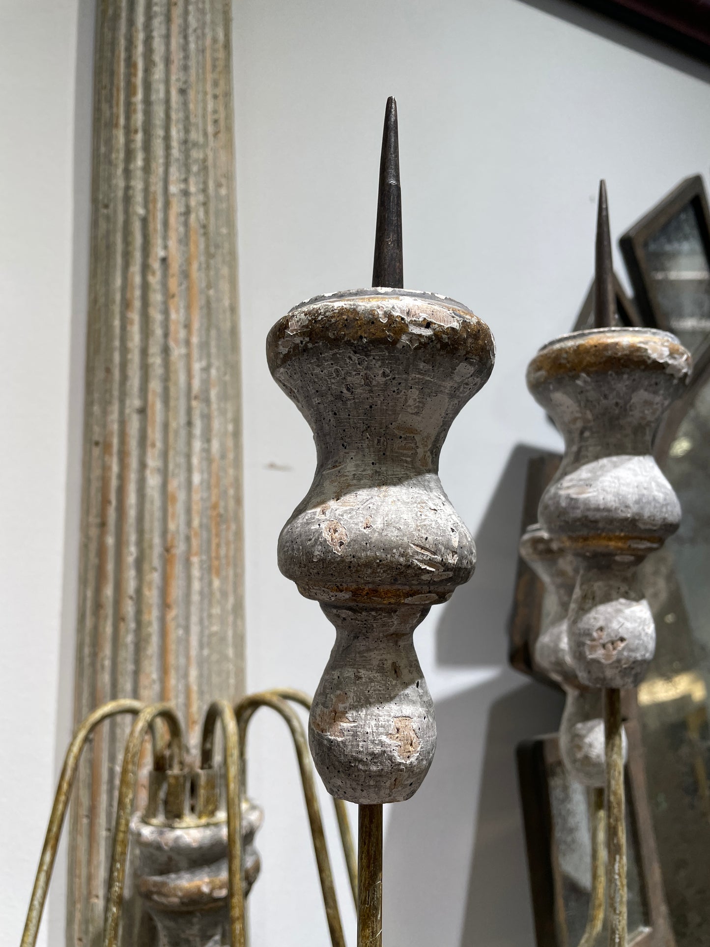 Aidan Gray Pilaster Wall Candelabra, a pair (0JL041)