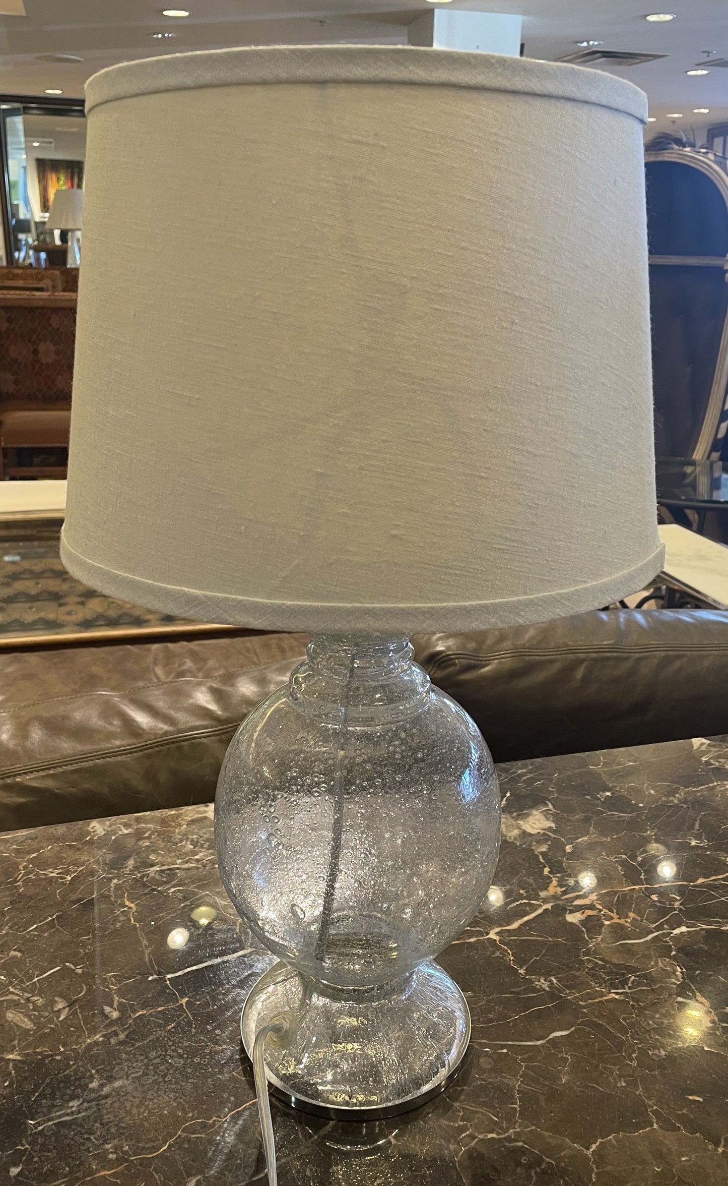 Jamie Young Bubble Glass Table Lamps, a pair (0HQ003)