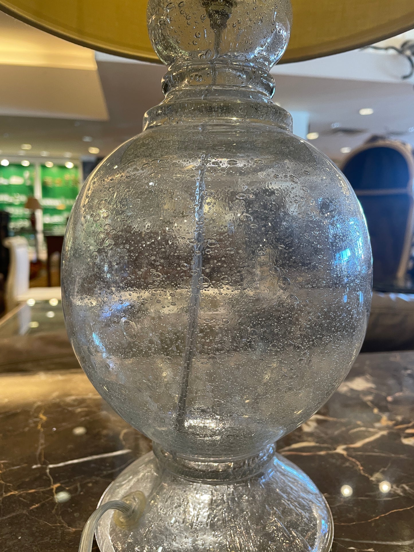 Jamie Young Bubble Glass Table Lamps, a pair (0HQ003)