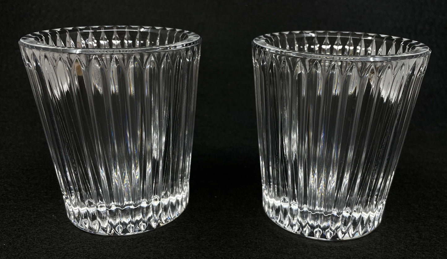 Waterford Votives, a pair (0JA003)