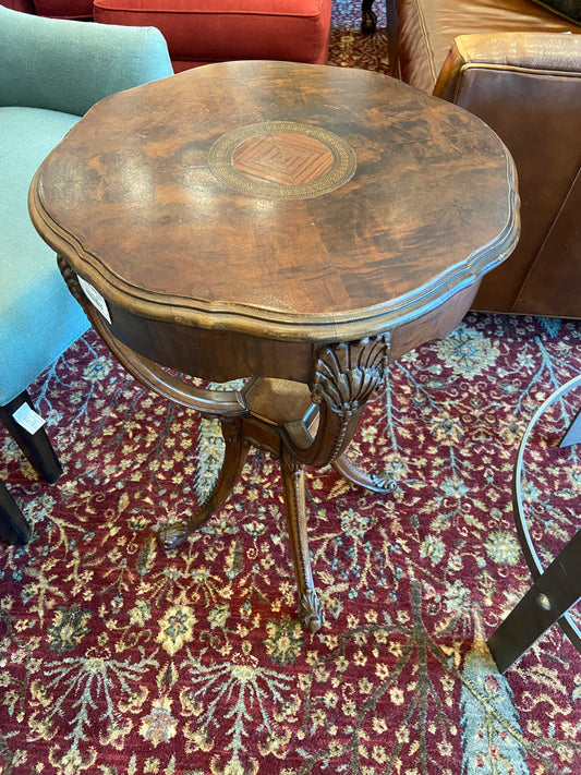 Round Wood Table (25279)
