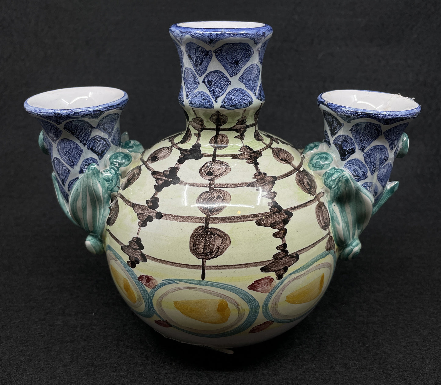 Bjorn Wiinblad (Danish) Three Candlestick Head, AS IS (0JA002)