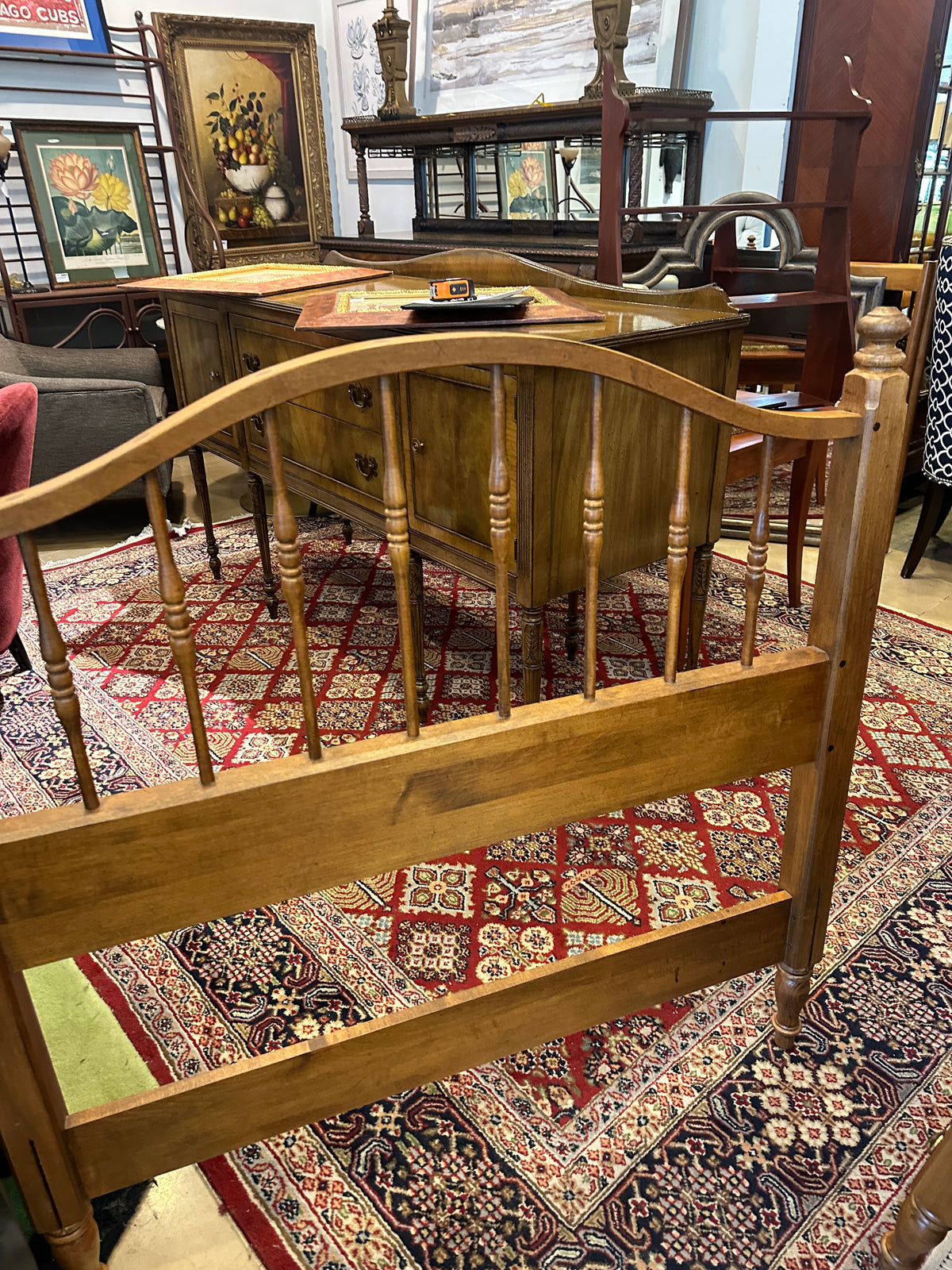 Ethan Allen Maple Country French Xtra Long Twin (0OD002, 0OD001) (Two Available)