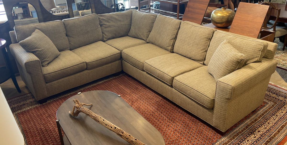 Baker Milling Road Tweed Sectional Sofa (01B01K)