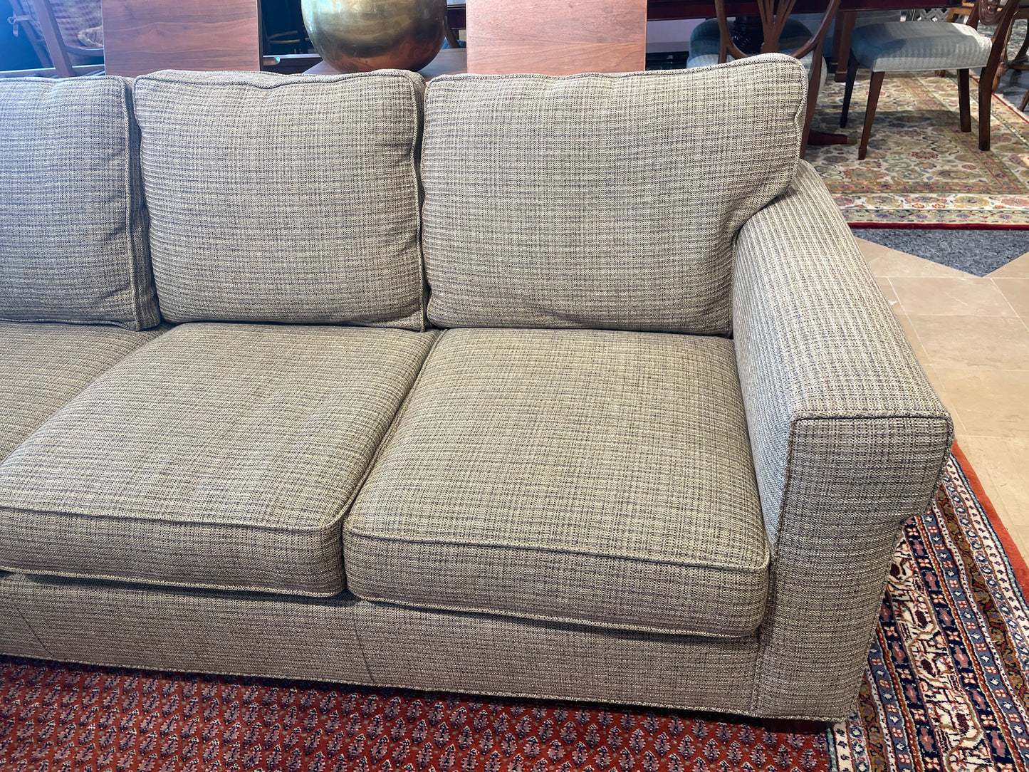 Baker Milling Road Tweed Sectional Sofa (01B01K)