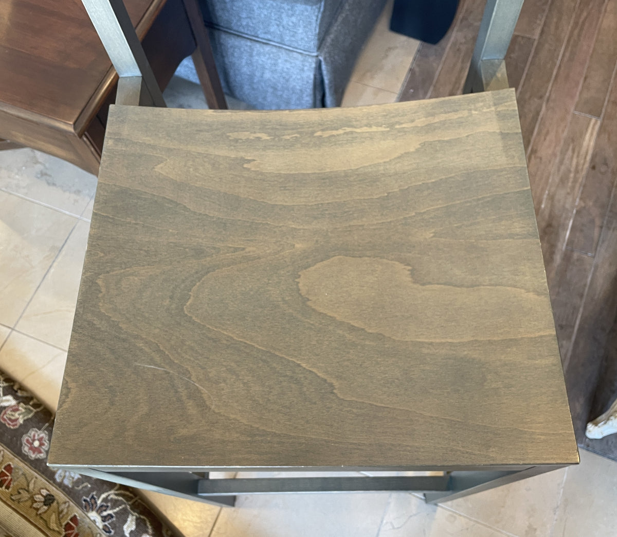 CB2 Wooden Barstool, AS IS (Five available 01B01L 01B01M 01B01N 01B01O 01B01P)