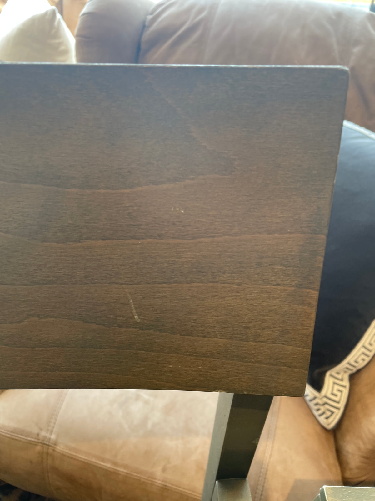CB2 Wooden Barstool, AS IS (Five available 01B01L 01B01M 01B01N 01B01O 01B01P)