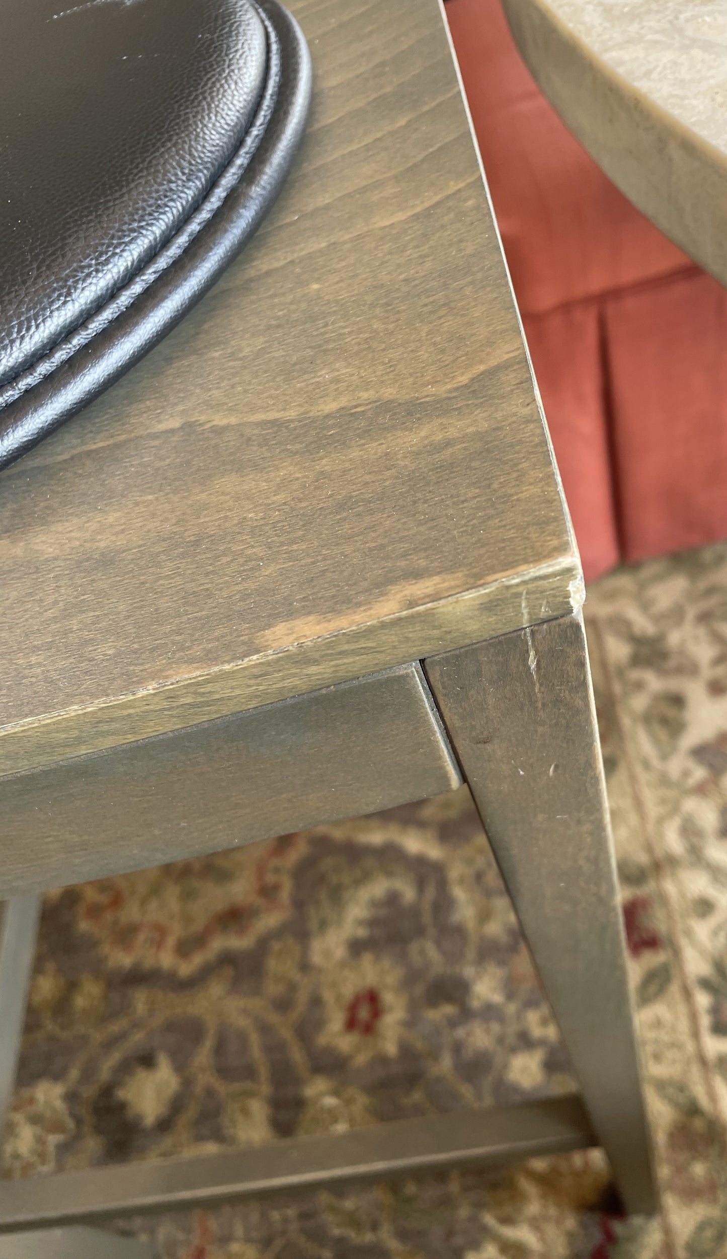 CB2 Wooden Barstool, AS IS (Five available 01B01L 01B01M 01B01N 01B01O 01B01P)