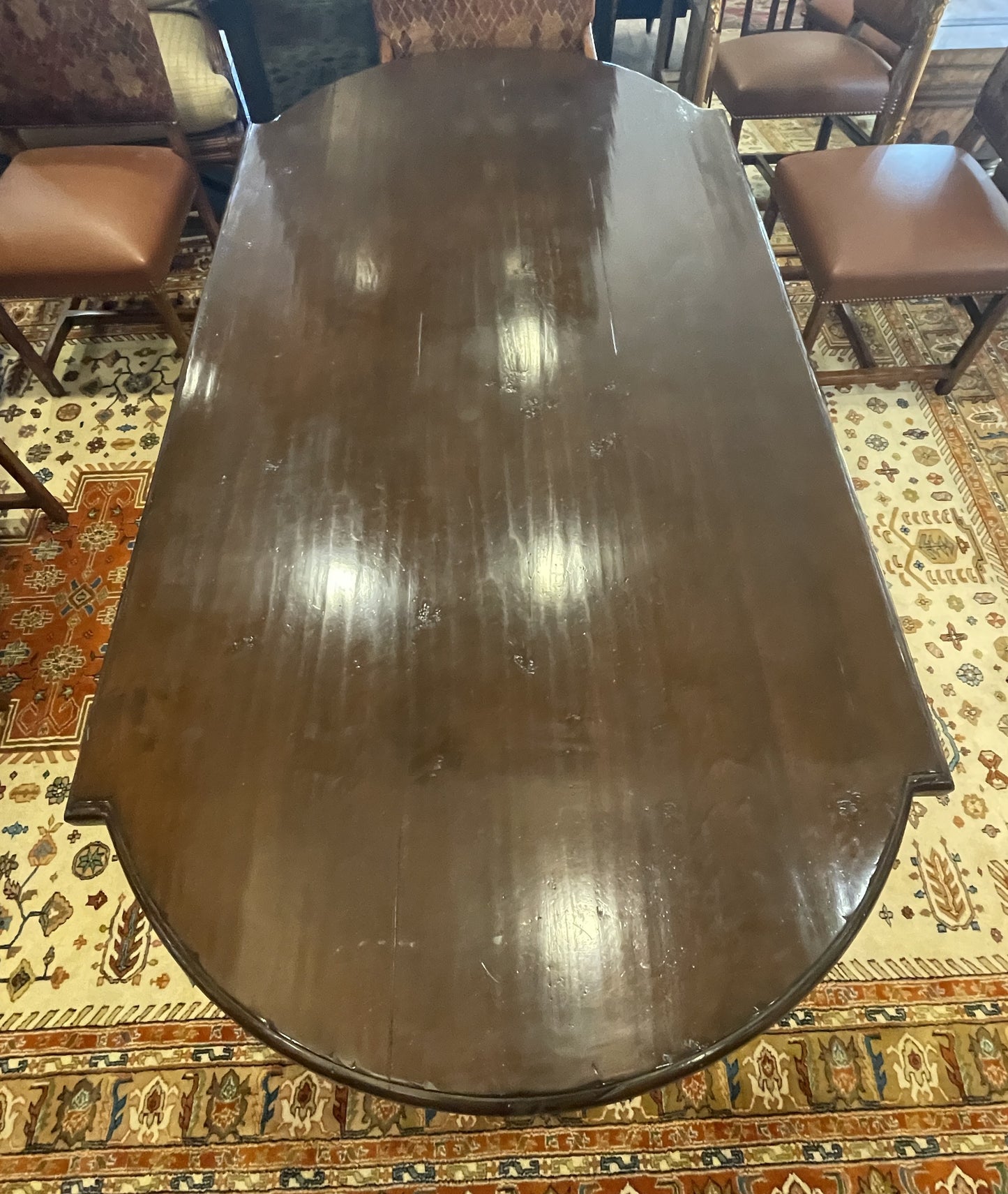 Woodland Furniture Trestle Table AS IS (0ED002)