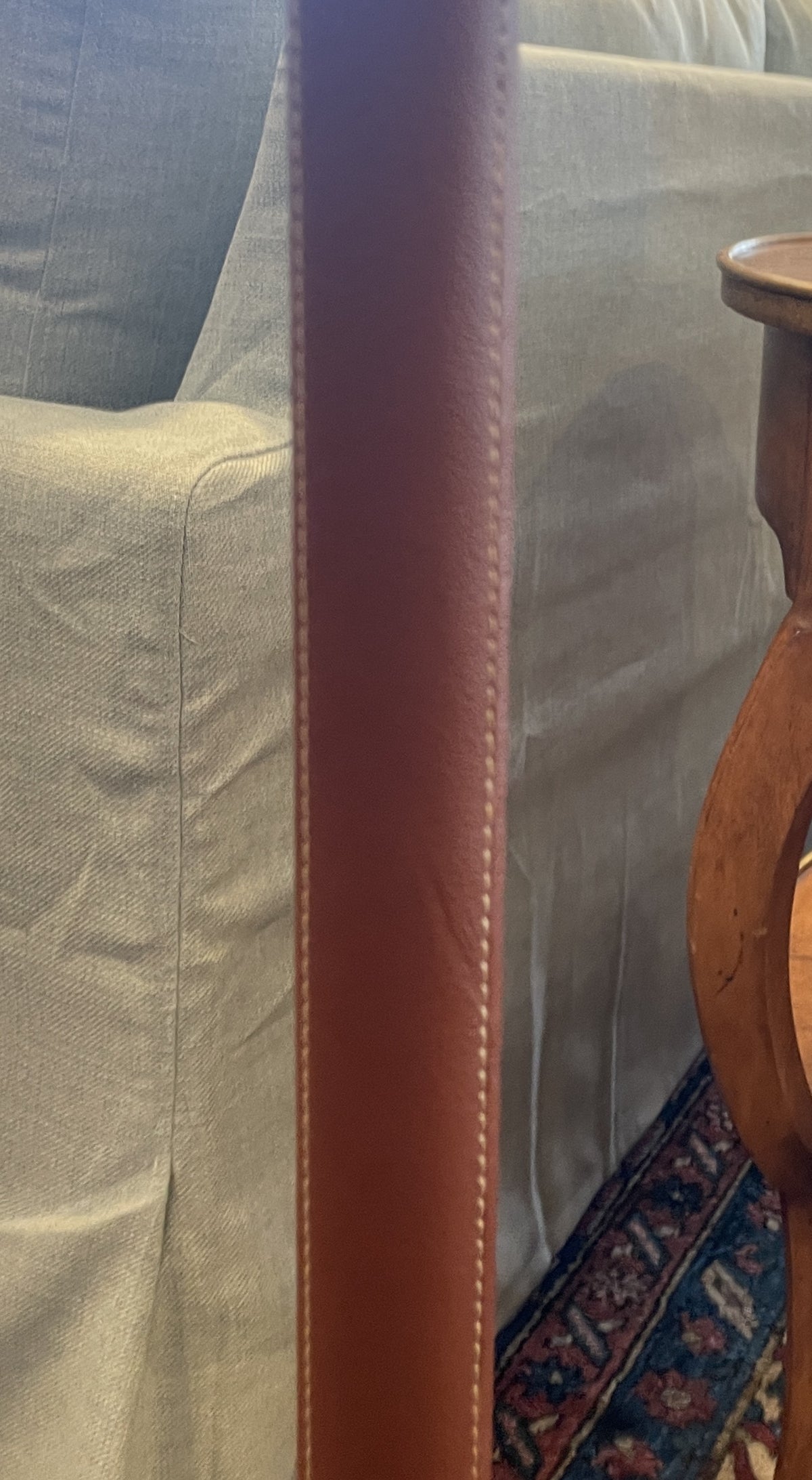 Nessen Leather Wrapped Floor Lamp (01B01Q)