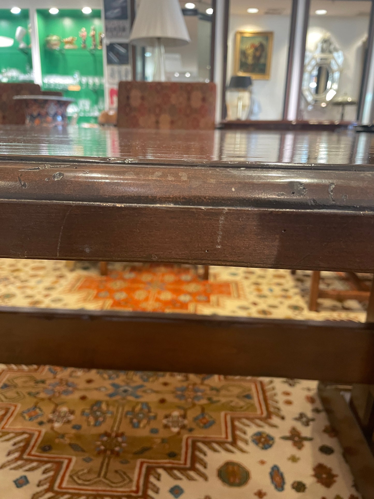 Woodland Furniture Trestle Table AS IS (0ED002)