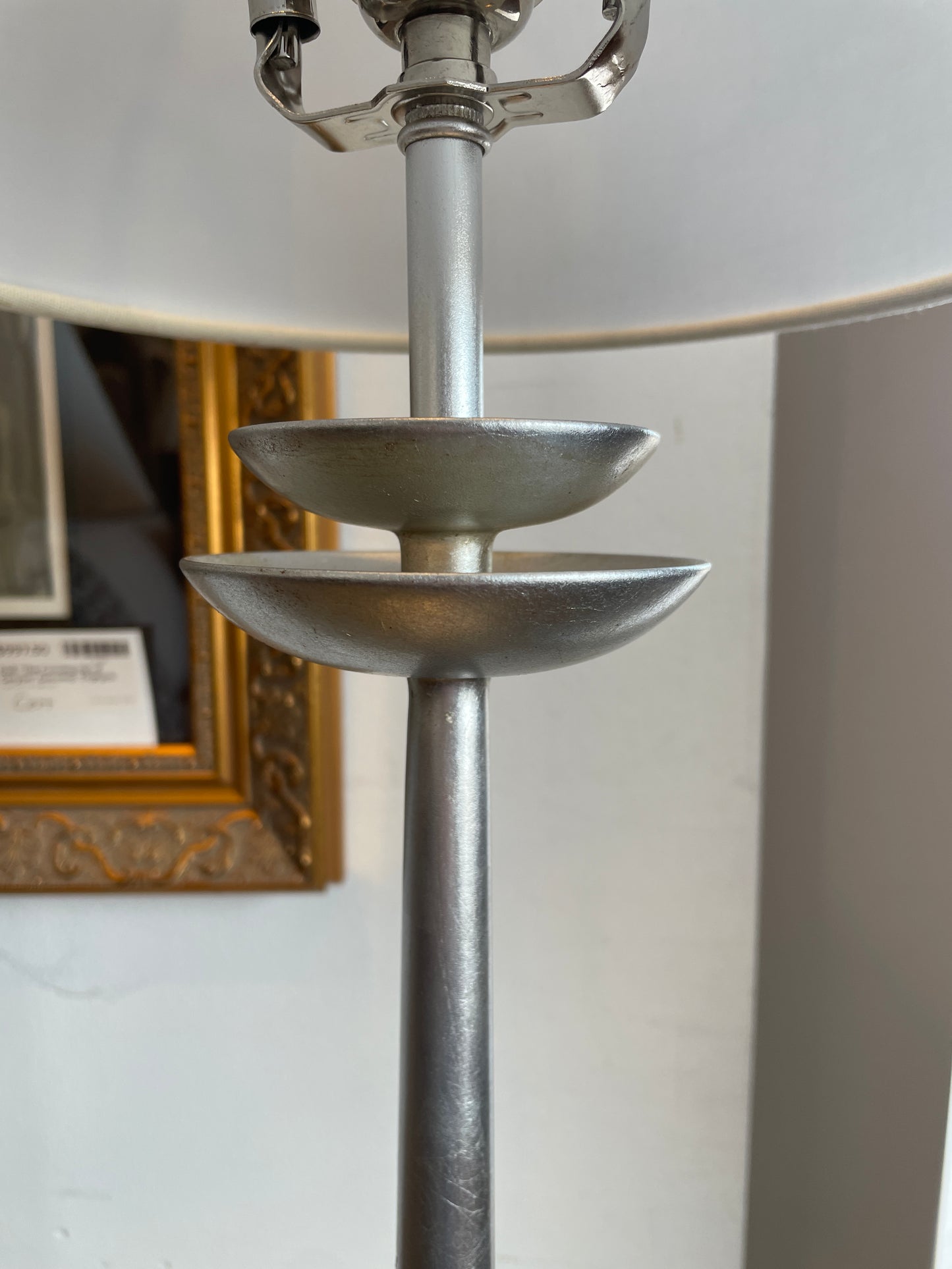 Visual Comfort Silver Beaumont Table Lamps, a pair (01B01S)