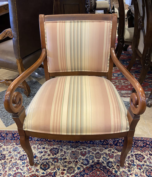 Ethan Allen Striped Chair (27980)