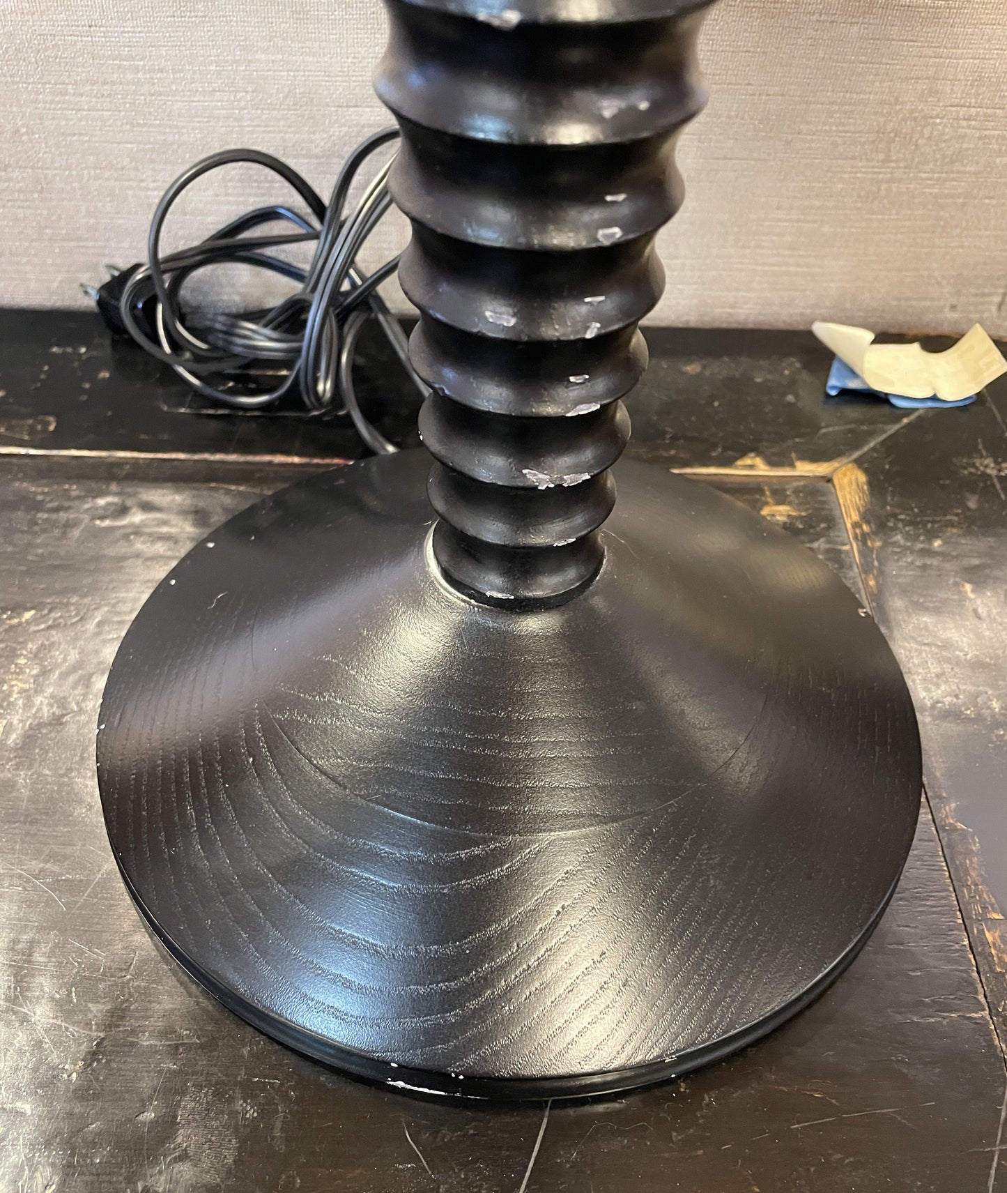 "As You Like It" Reeded Lamps, a pair AS IS (01B01X)
