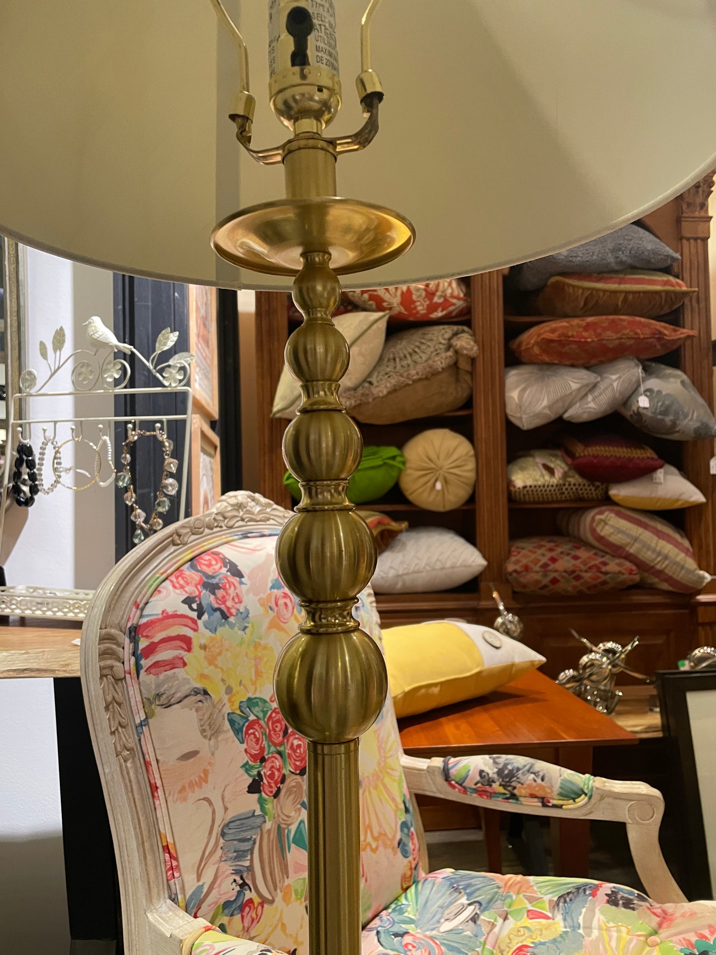 Gold Floor Lamp (0HO010)