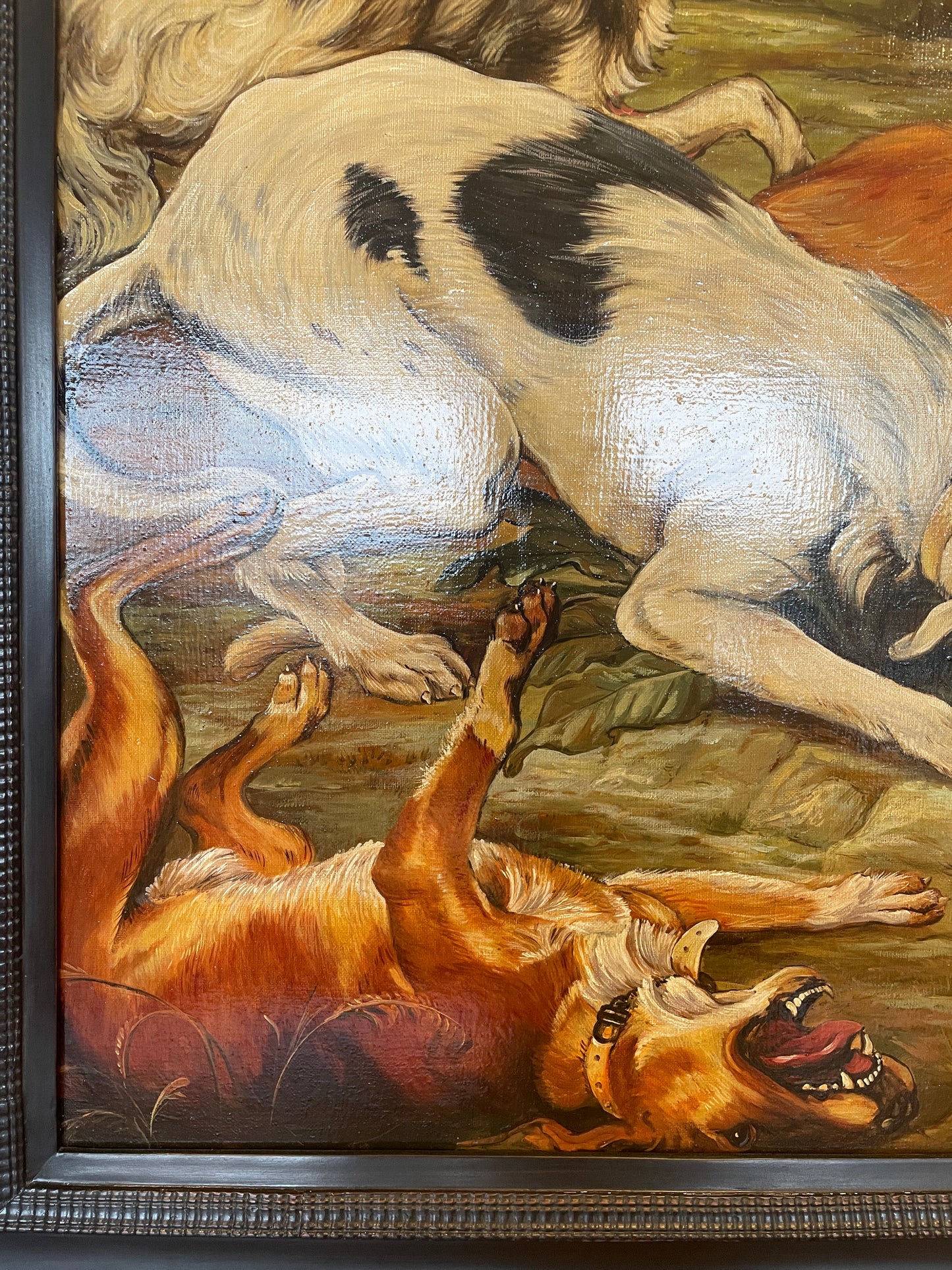 Frans Snyders Reproduction Oil on Canvas, Wild Boar Hunt Scene (0HP012)