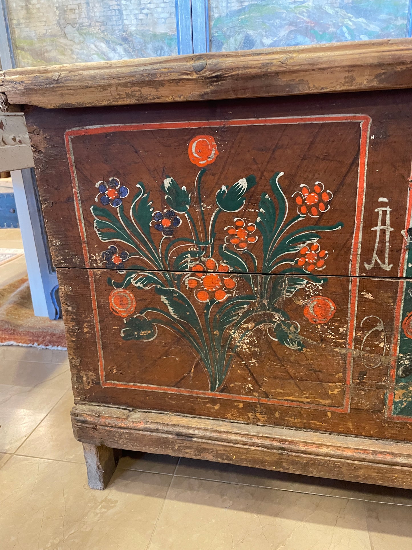 Pennsylvania Dutch Blanket Chest, AS IS (01B028)
